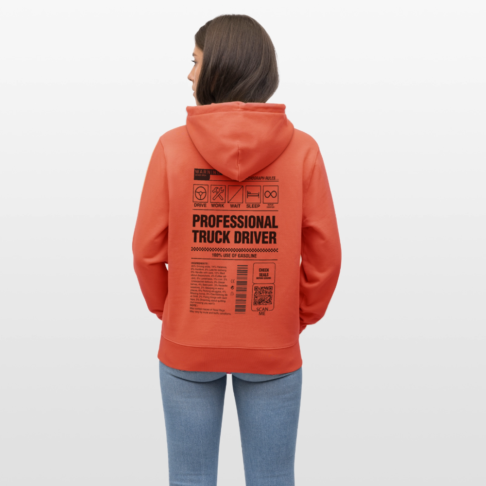 TRUCKER LABEL - Hoodie - light red