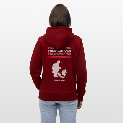 DANMARK Liner - Zipped Hoodie - burgundy