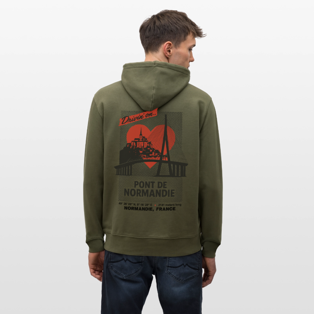 PONT DE NORMANDIE - Hoodie - khaki green