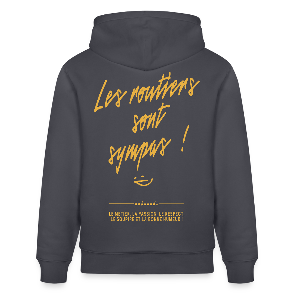 LES ROUTIERS SONT SYMPAS - Hoodie - indigo blue