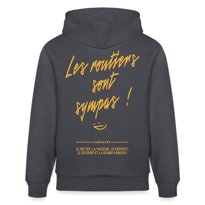 LES ROUTIERS SONT SYMPAS - Hoodie - indigo blue
