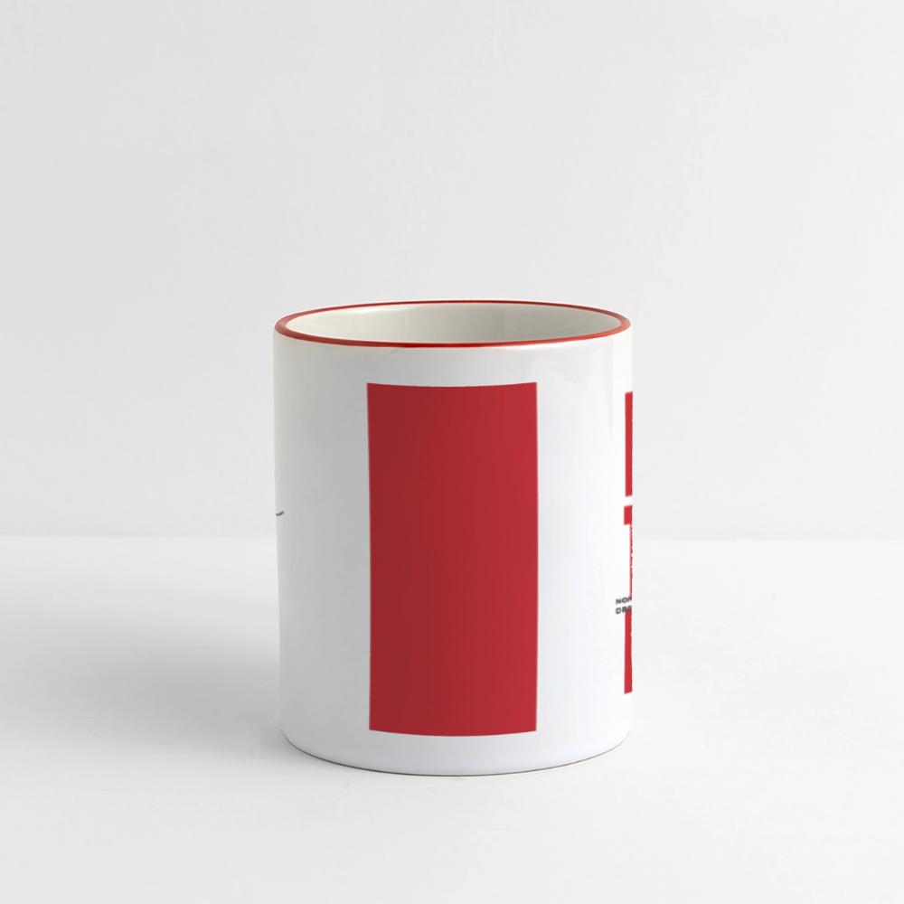 LIVING THE DREAM - Coffee Mug - white/red