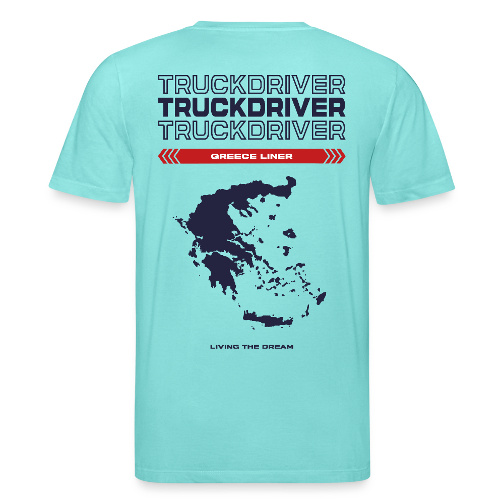 GREECE Liner - T-shirt (more colors) - pool blue