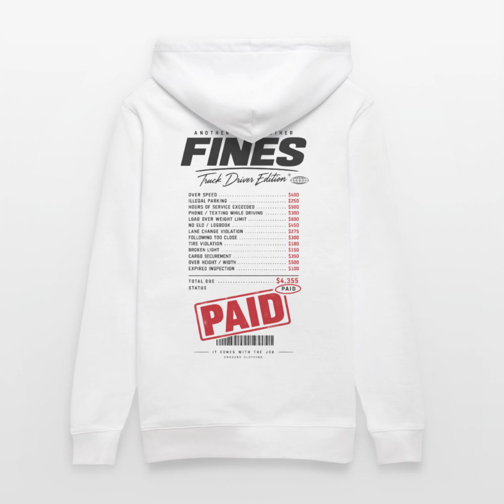 FINES COLLECTOR - Hoodie - white