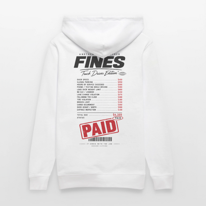 FINES COLLECTOR - Hoodie - white