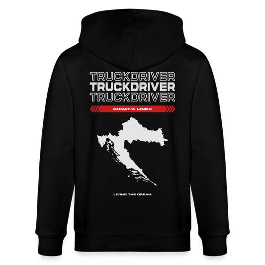 CROATIA Liner - Zipped Hoodie - black