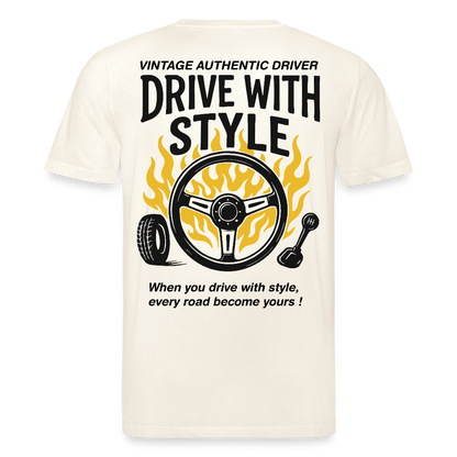 AUTHENTIC DRIVER - T-shirt - natural white