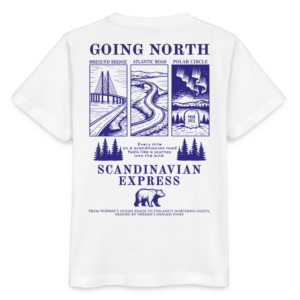 GOING NORTH - T-shirt for kids - white