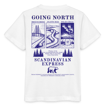 GOING NORTH - T-shirt for kids - white
