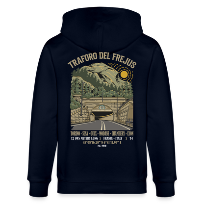 BEYOND FREJUS - Zipped Hoodie - navy