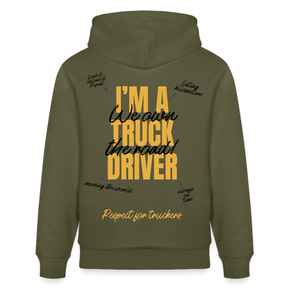 RESPECT TRUCKER - Hoodie - khaki green