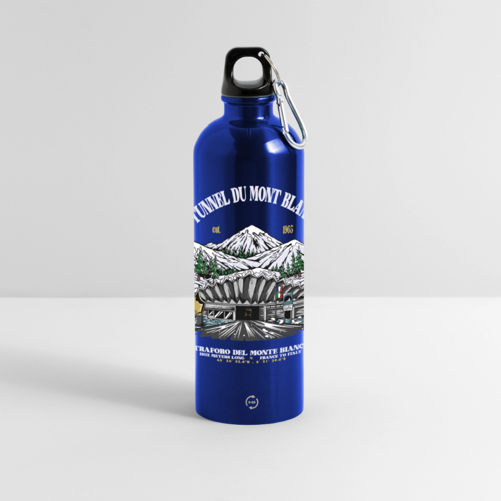 BEYOND MONT BLANC - METALLIC Water bottle 750ml - royal blue