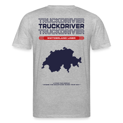 SWITZERLAND Liner - T-shirt (more colors) - heather grey