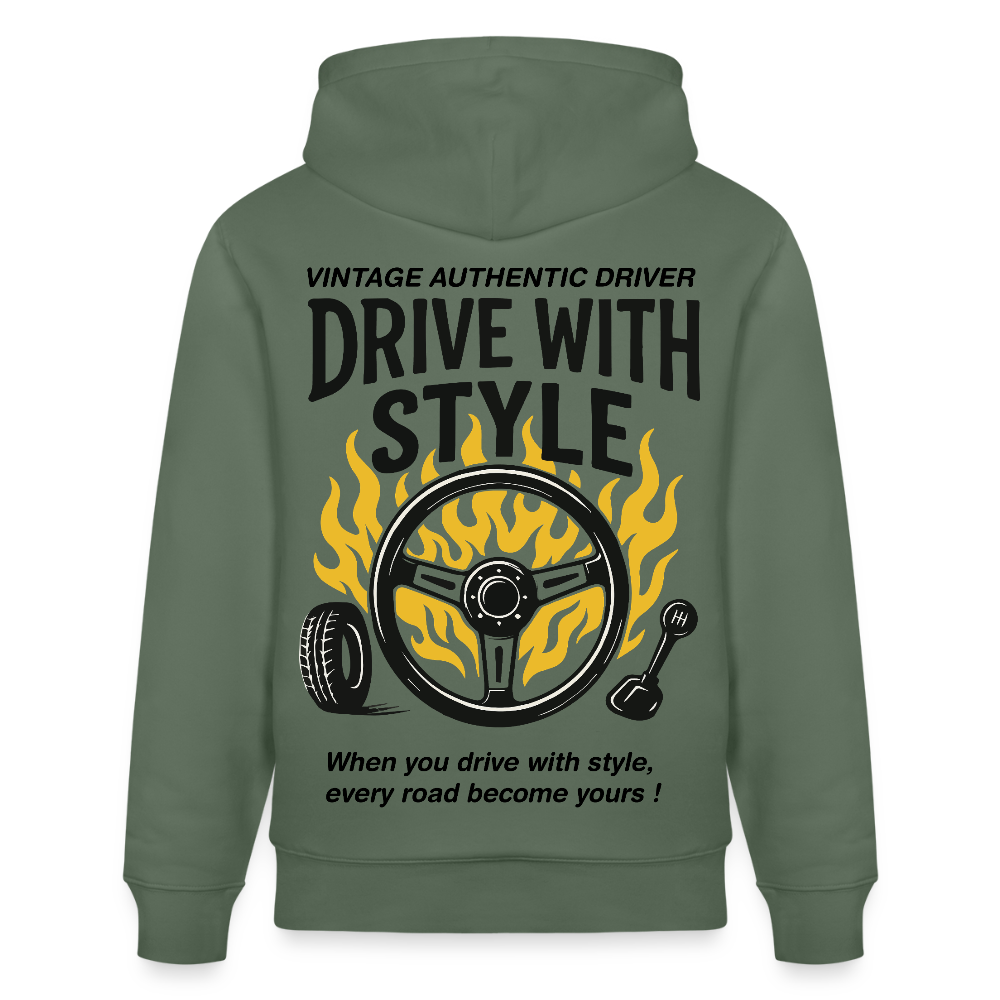 VINTAGE DRIVER - Hoodie - cypress green