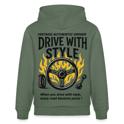 VINTAGE DRIVER - Hoodie - cypress green