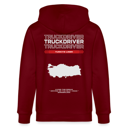 TURKIYE Liner - Zipped Hoodie - burgundy