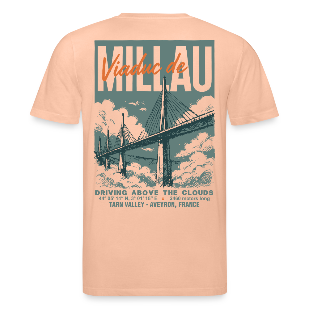VIADUC DE MILLAU - T-shirt (more colors) - peach