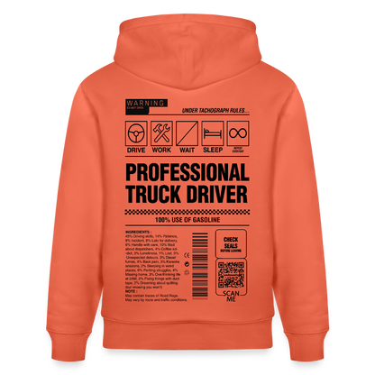 TRUCKER LABEL - Hoodie - light red