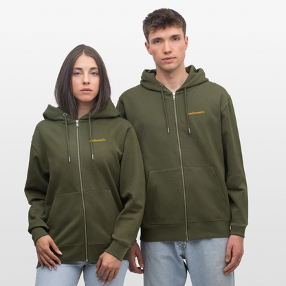 LES ROUTIERS SONT SYMPAS - Zipped Hoodie - khaki