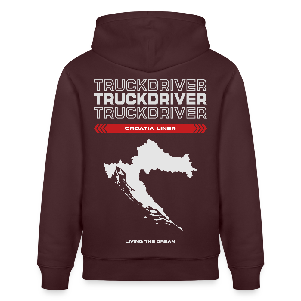 CROATIA Liner - Hoodie - maroon