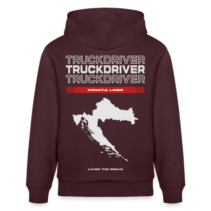 CROATIA Liner - Hoodie - maroon