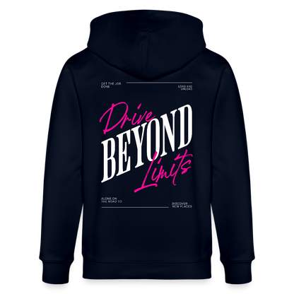 BEYOND LIMITS - Zipped Hoodie - navy