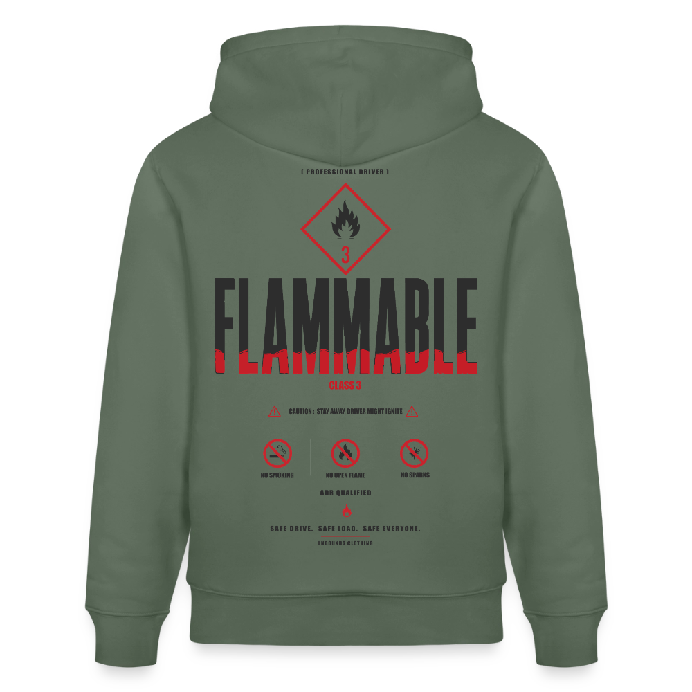 FLAMMABLE ADR V2 - Hoodie - cypress green