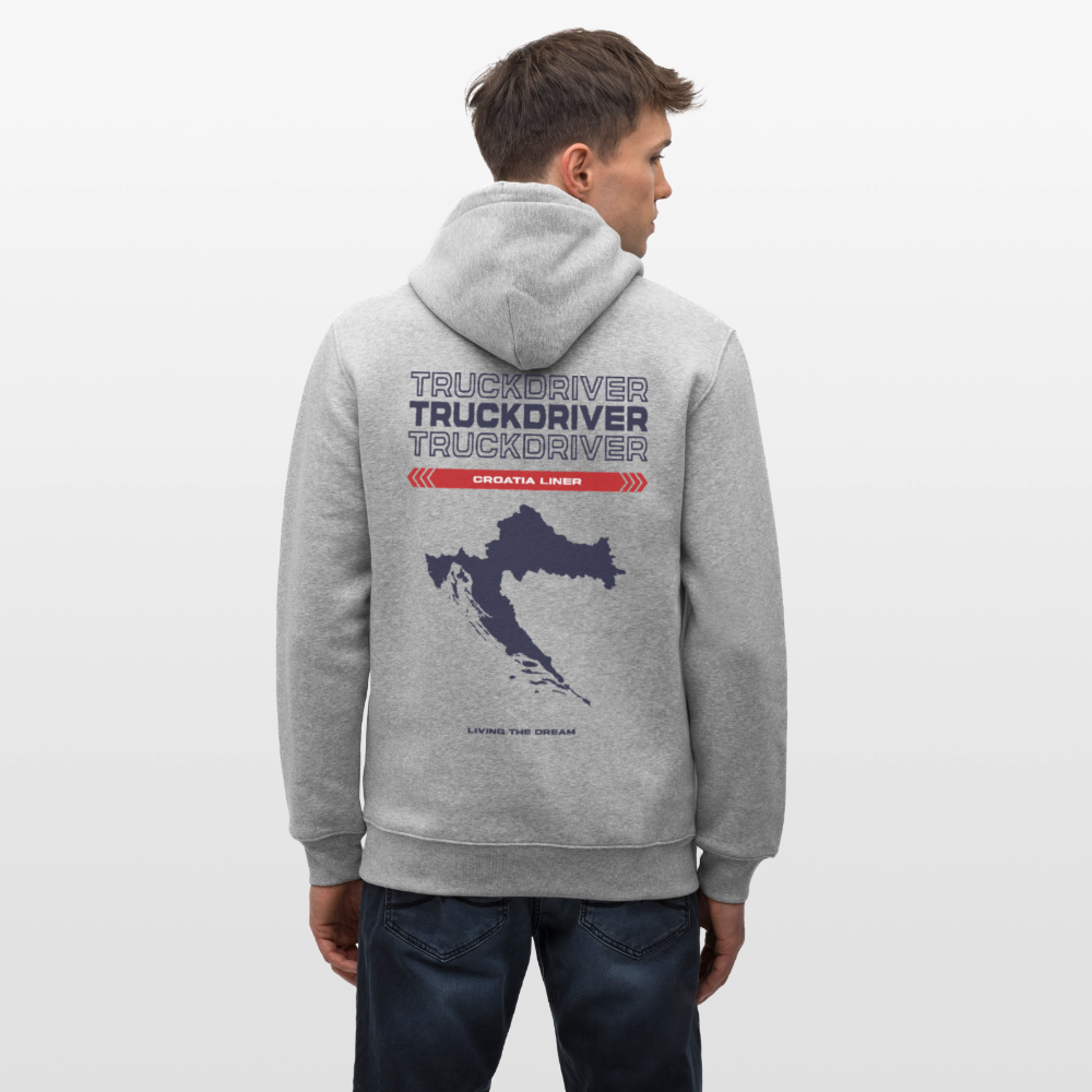 CROATIA Liner - Hoodie (more colors) - heather grey