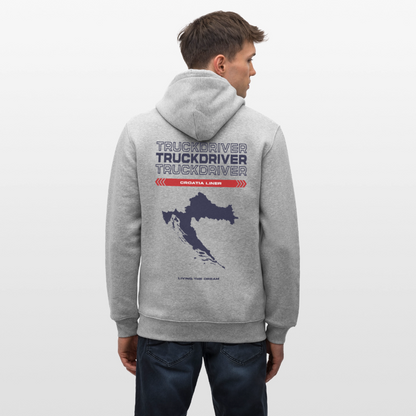 CROATIA Liner - Hoodie (more colors) - heather grey