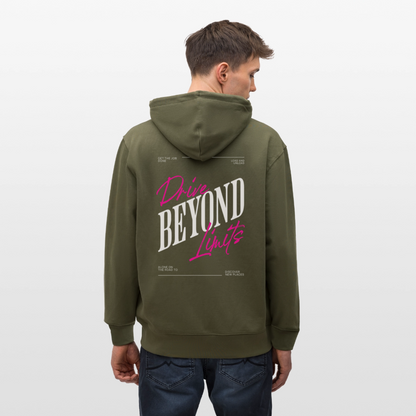 BEYOND LIMITS - Zipped Hoodie - khaki