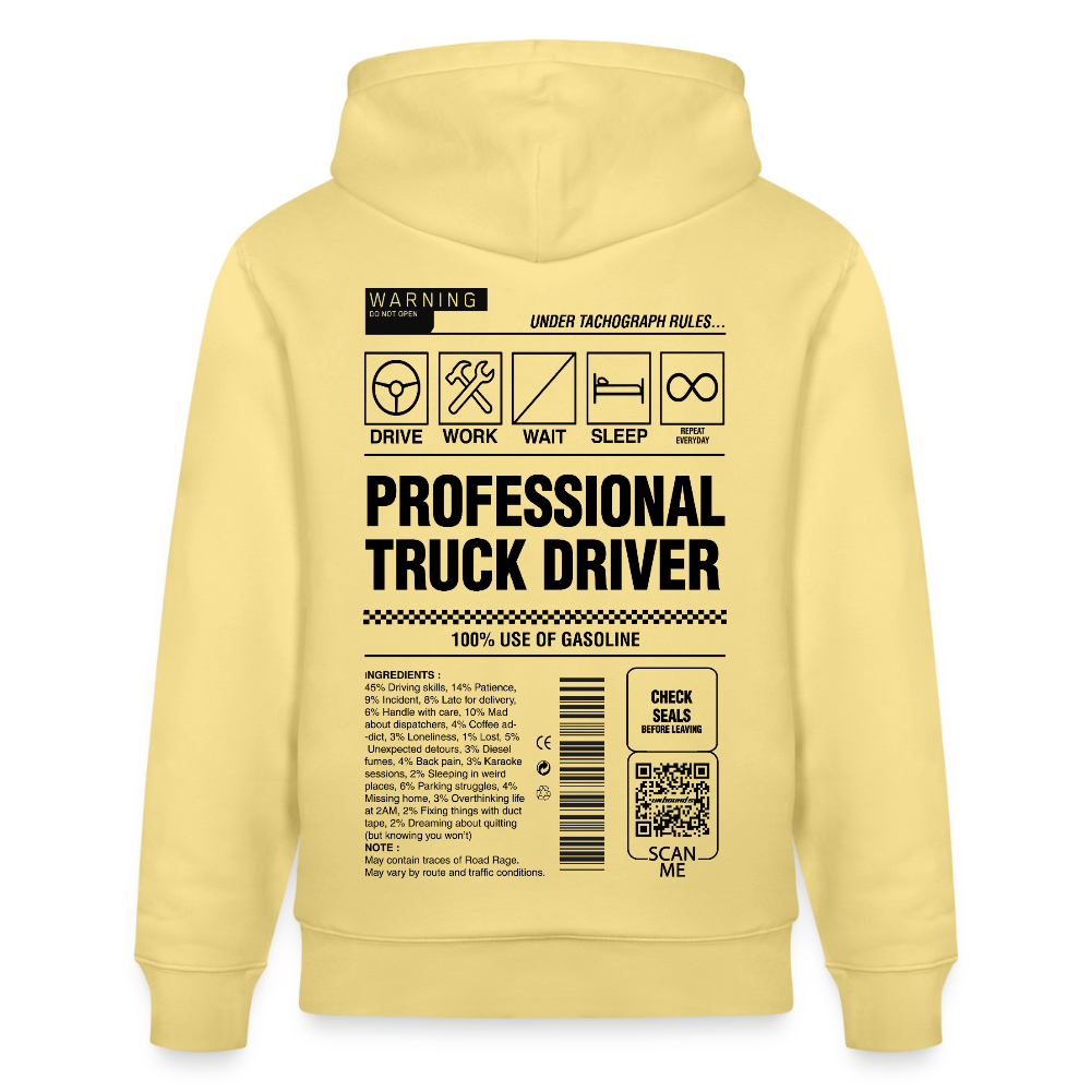 TRUCKER LABEL - Hoodie - viva yellow 