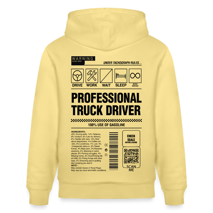 TRUCKER LABEL - Hoodie - viva yellow 