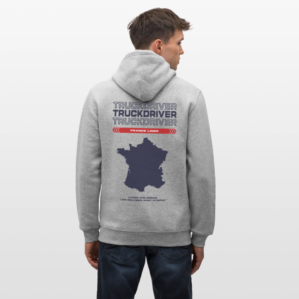FRANCE Liner - Hoodie (more colors) - heather grey