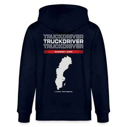 SWEDEN Liner - Zipped Hoodie - navy