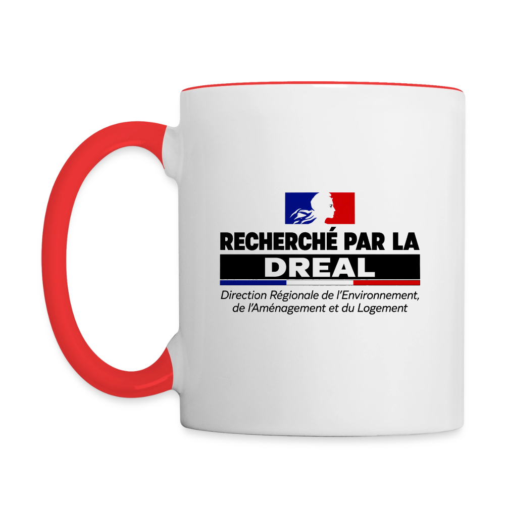 WANTED BY DREAL (FRANCE) - Coffee Mug - white/red