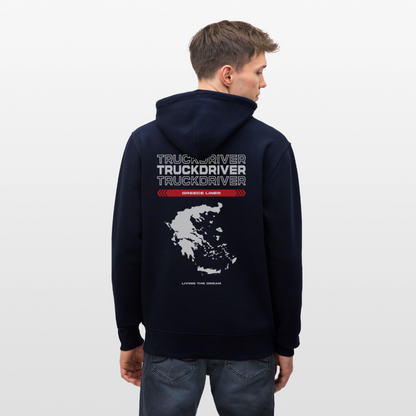 GREECE Liner - Zipped Hoodie - navy