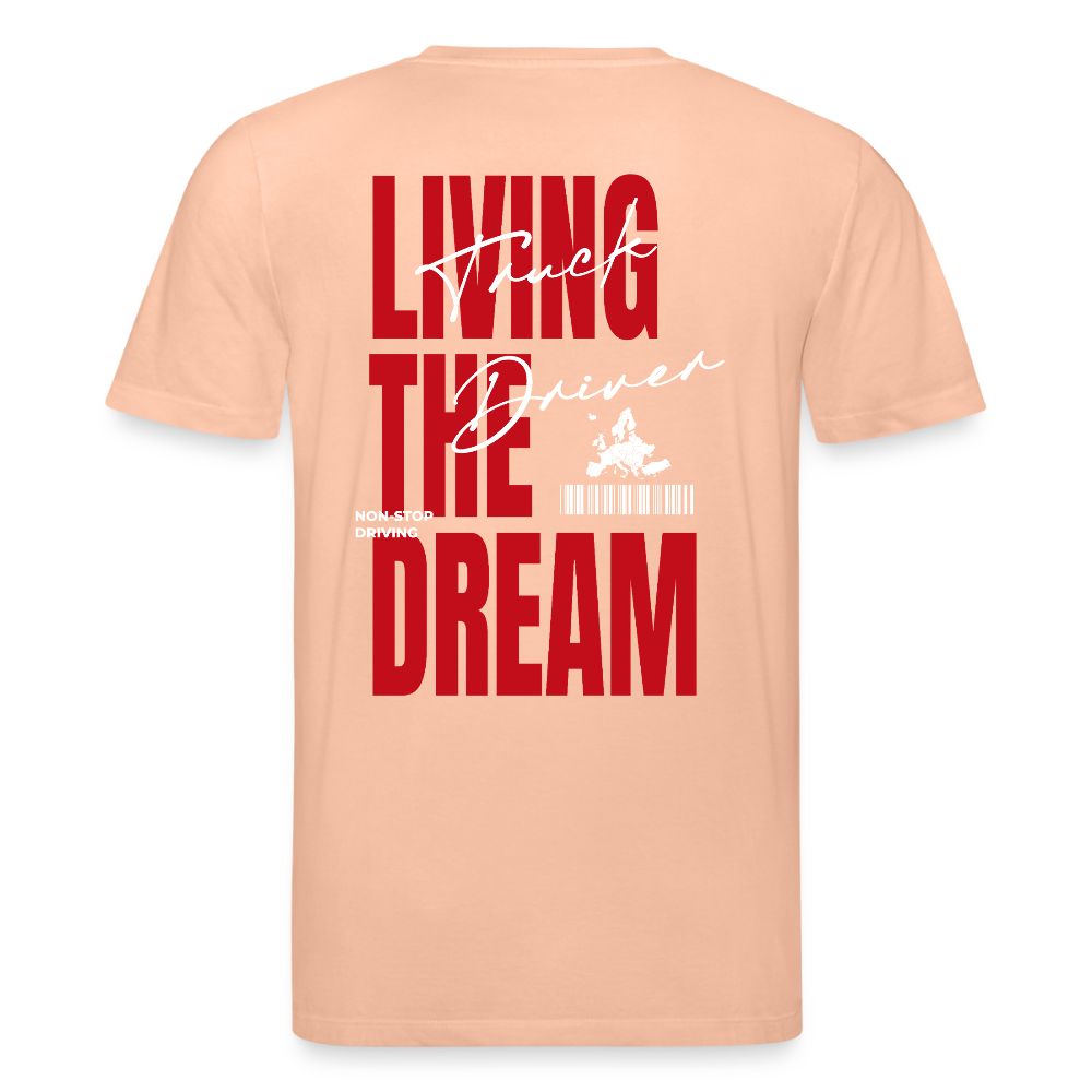 LIVING THE DREAM - T-shirt - peach