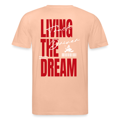 LIVING THE DREAM - T-shirt - peach