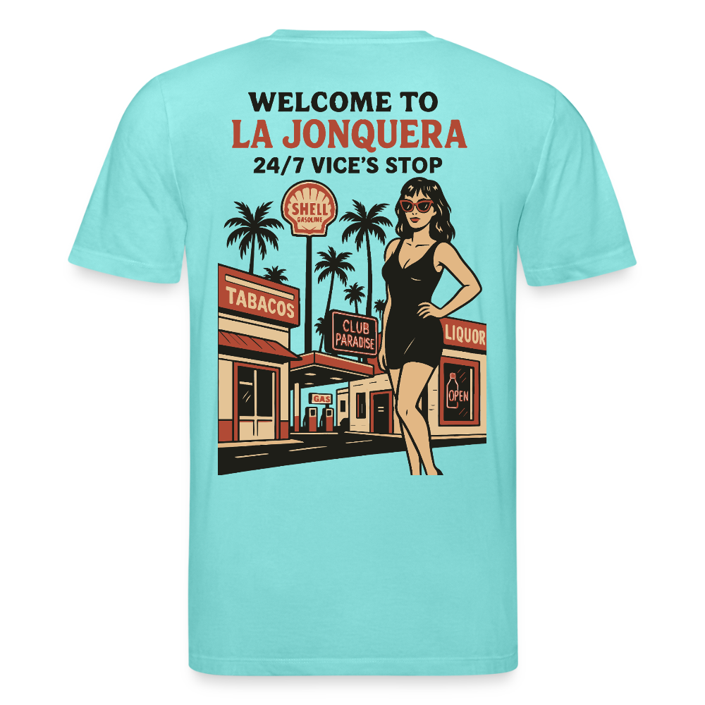 LA JONQUERA - T-shirt (more colors) - pool blue