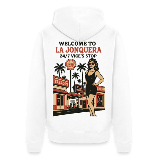LA JONQUERA - Zipped Hoodie (more colors) - white
