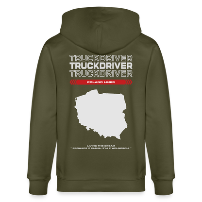 POLAND Liner - Zipped Hoodie - khaki