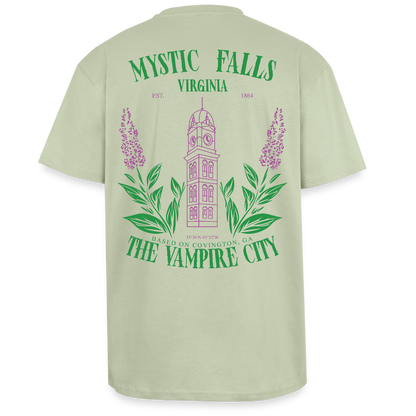 MYSTIC FALLS - THE VAMPIRES DIARIES - T-SHIRT - soft salvia 