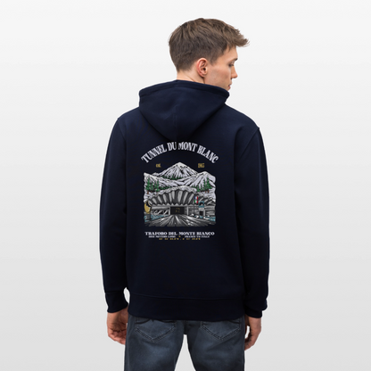 BEYOND MONT BLANC - Zipped Hoodie - navy