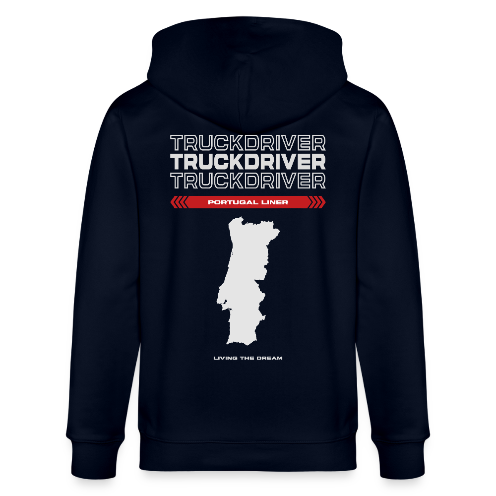 PORTUGAL Liner - Zipped Hoodie - navy