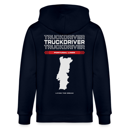 PORTUGAL Liner - Zipped Hoodie - navy