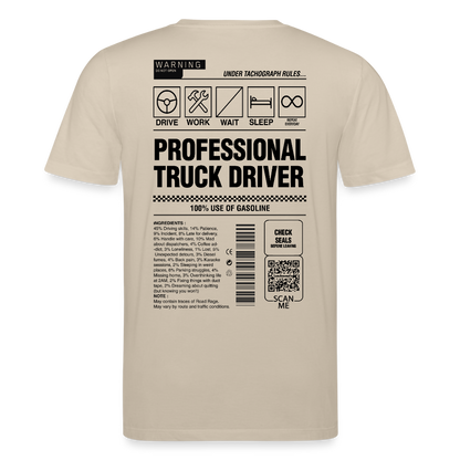 TRUCKER LABEL - T-shirt - beige