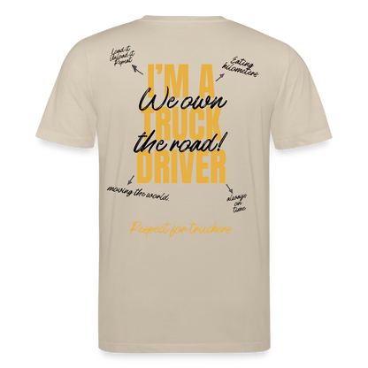 I'M A TRUCK DRIVER - T-shirt - beige