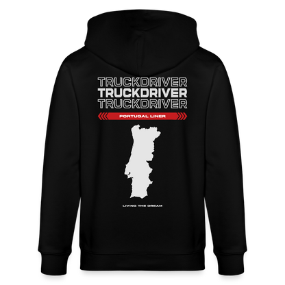 PORTUGAL Liner - Zipped Hoodie - black