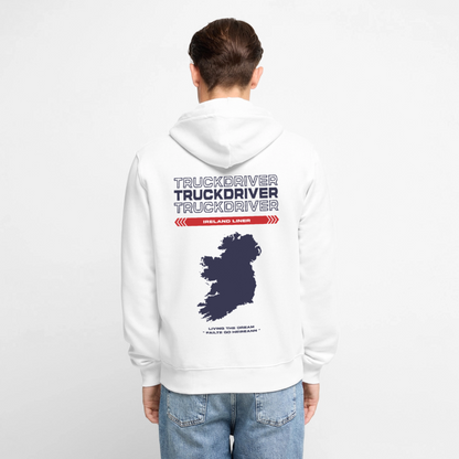 IRELAND Liner - Zipped Hoodie (White) - white