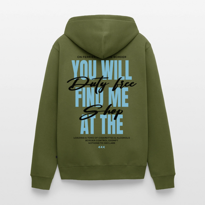 DUTY FREE - Zipped Hoodie - khaki